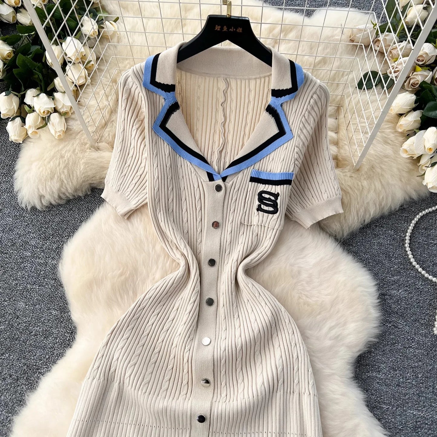 Women Knitted Sweater Dress | Luciana