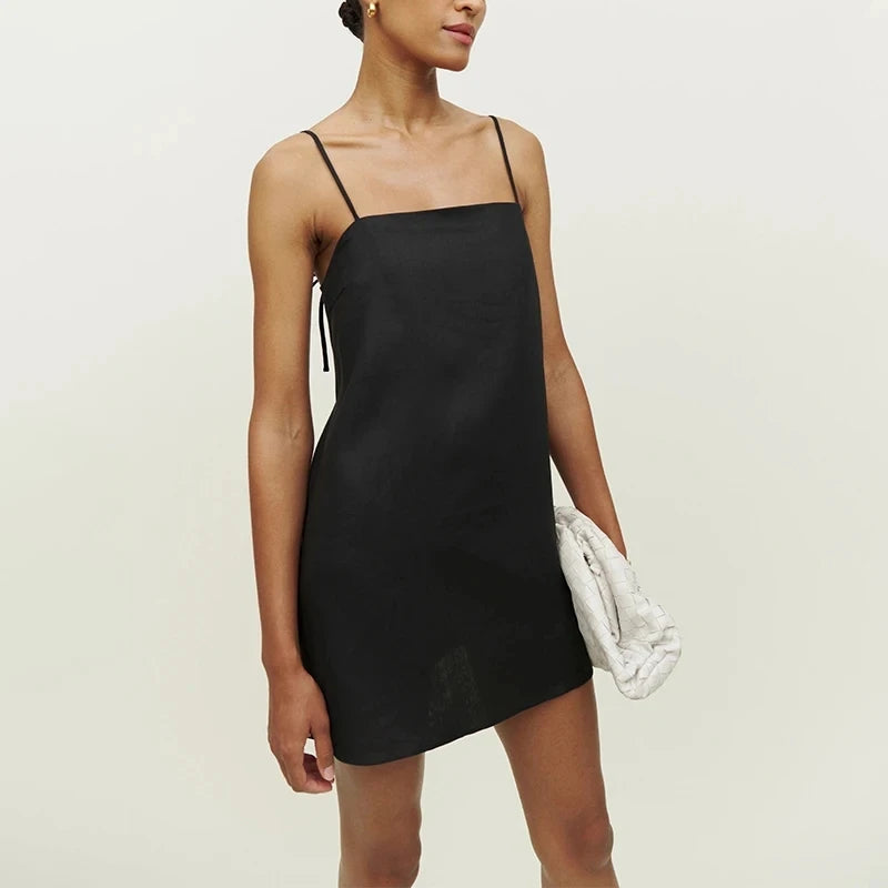 Women Tie-Back Slip Dress | Cornelia