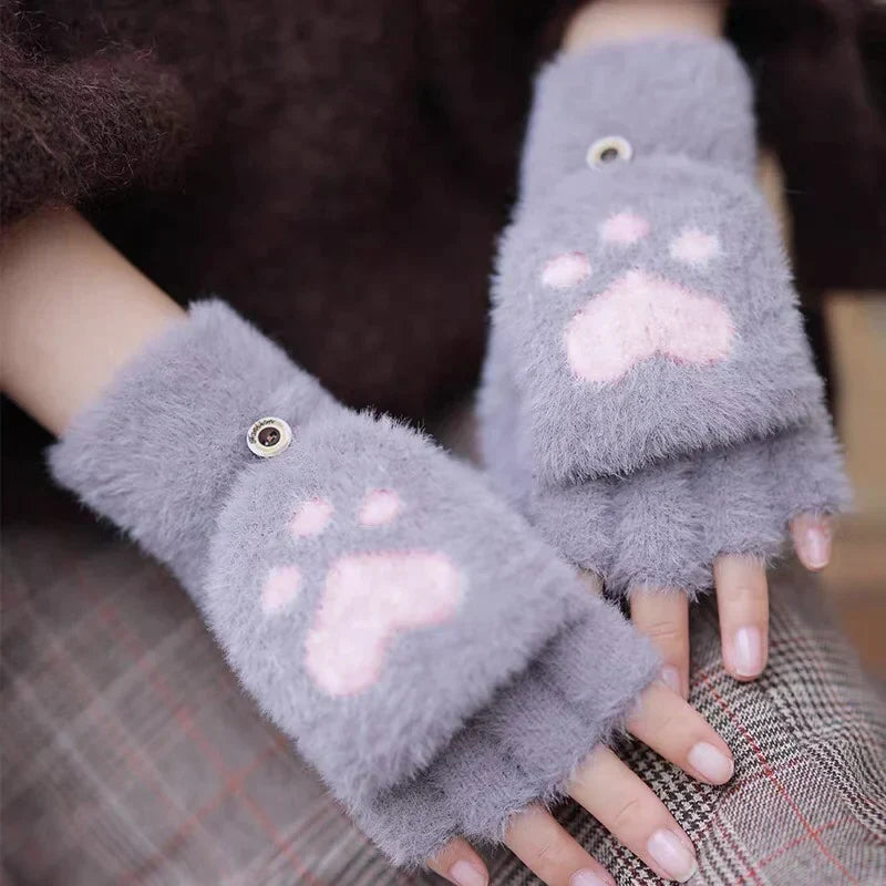 Harriet - Flip Mink Mittens for Women - Soft & Convertible