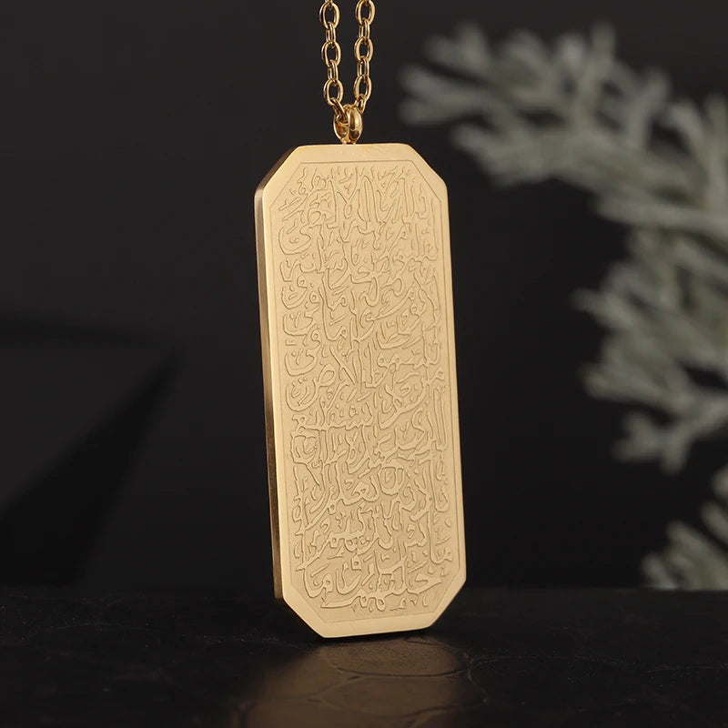 Variant image for Men's Necklace Stainless Steel Pendant | Zulfiqar-6