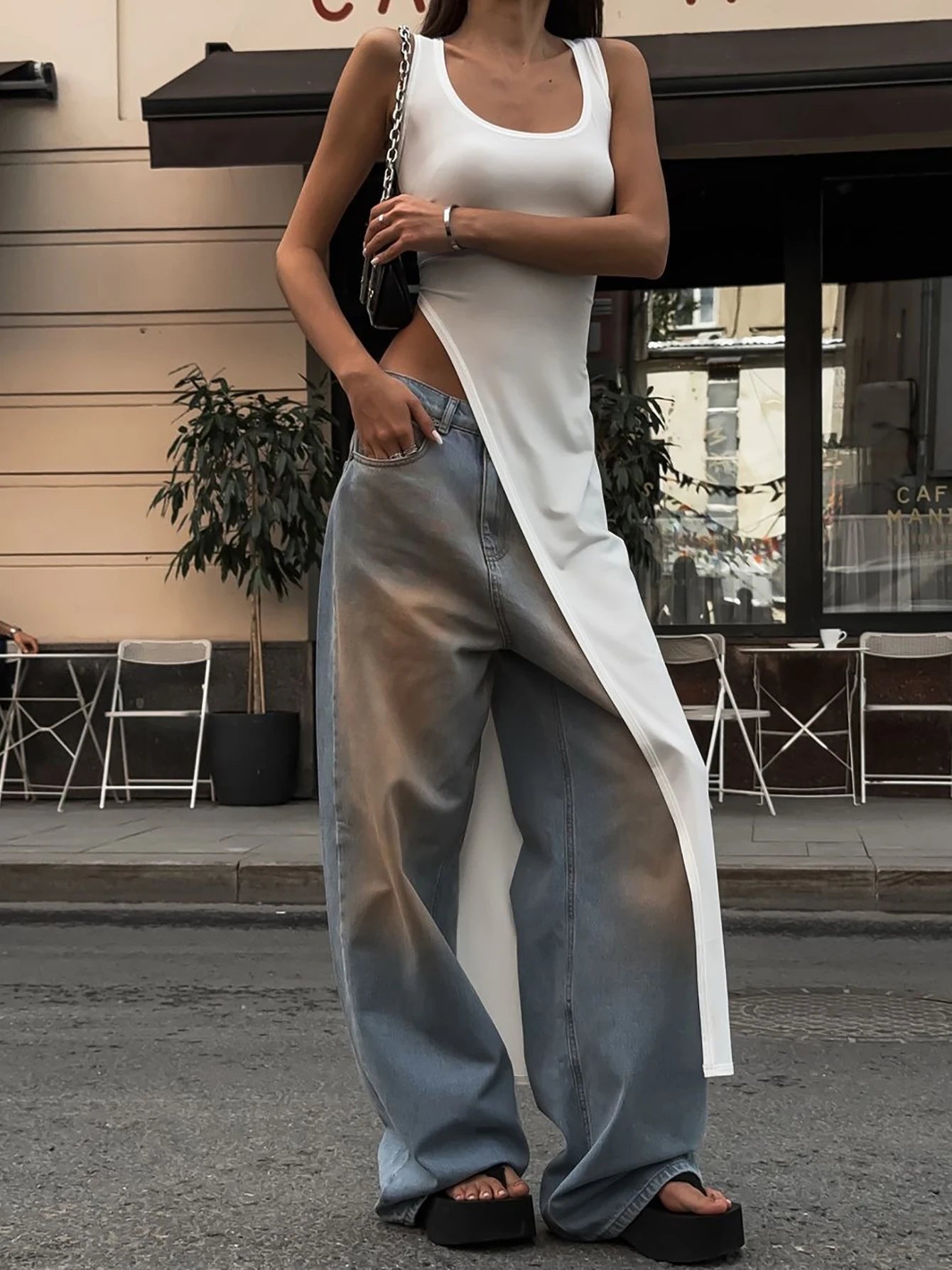 Women Sleeveless Long Tunic | Monroe