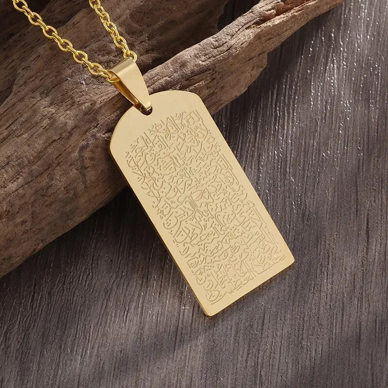 Variant image for Men's Necklace Stainless Steel Pendant | Zulfiqar-14