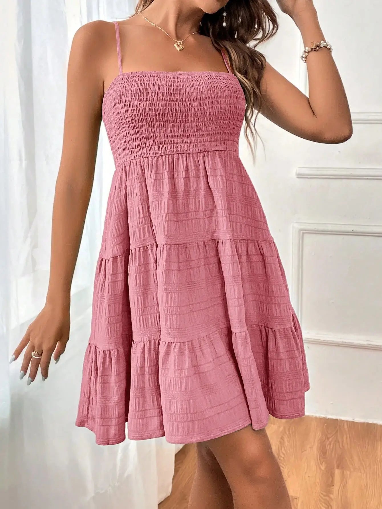 Women Chic Pleated Flowy Dress | Liora