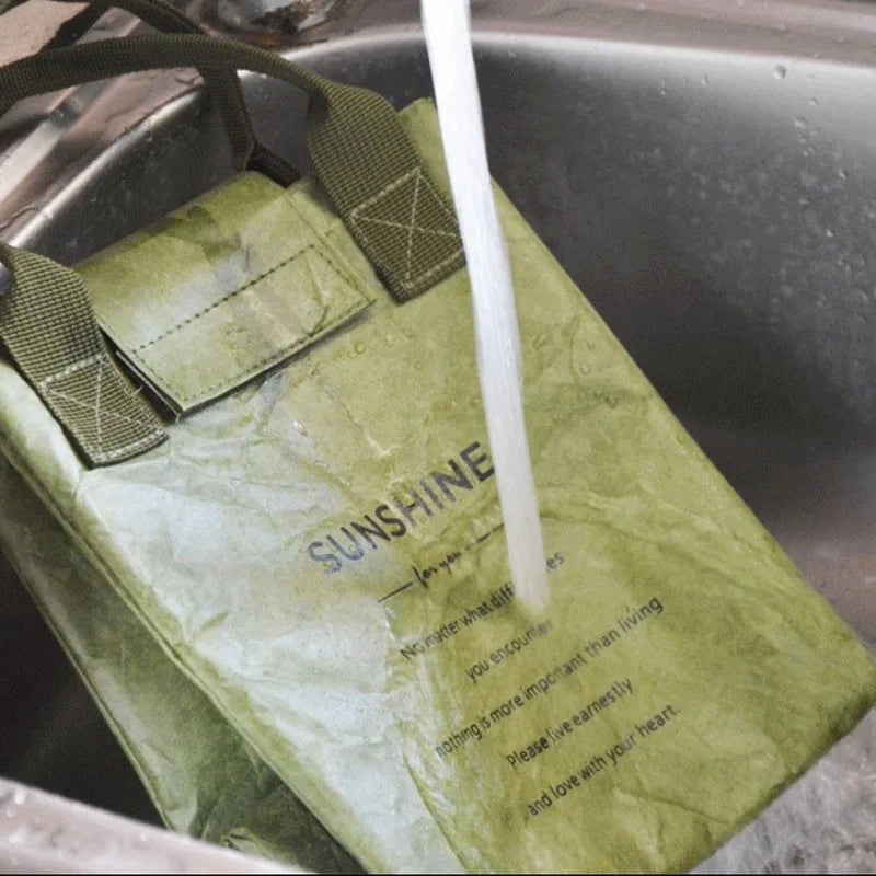 Women Oiled Paper Look Lunch Bags | Lany