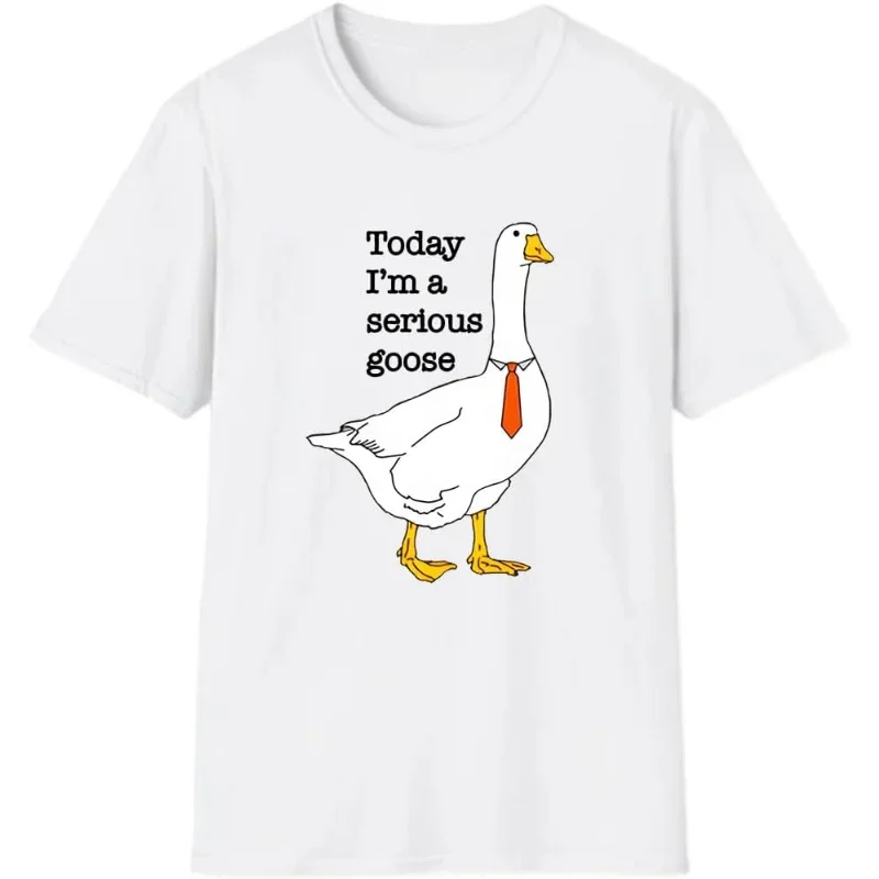 Variant image for Men's T-Shirt White Cotton | Goose Humor-1