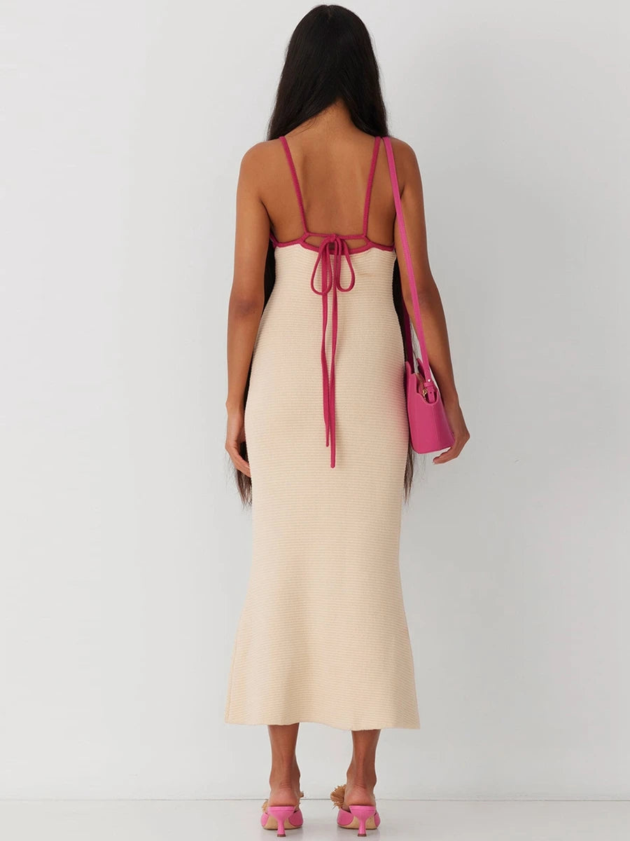 Women Shell-Printed Knit Midi Dress | Serena