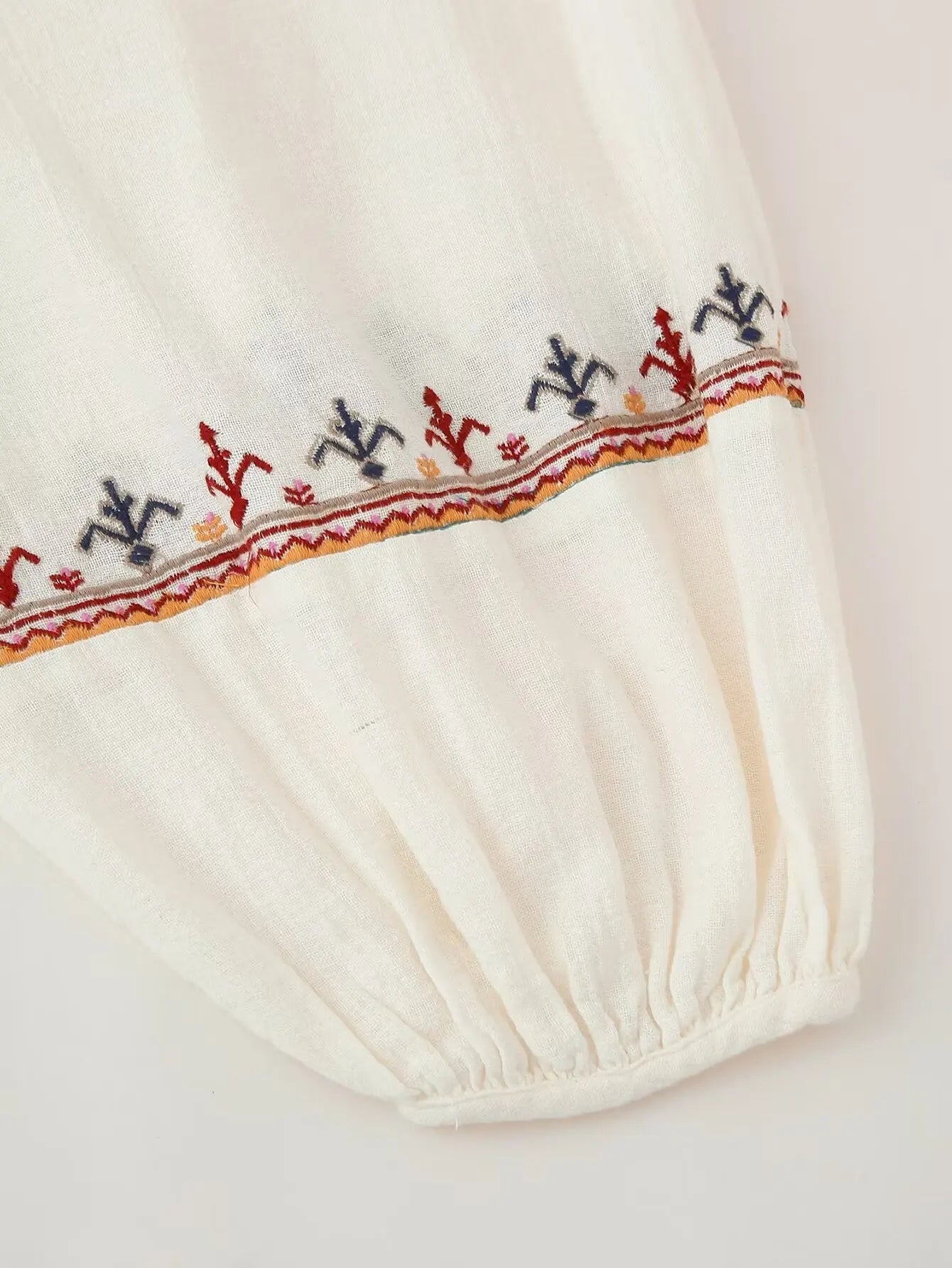 Women Embroidery Boho Mini Dress | Delilah