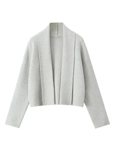 Women Minimalist Open Front Cardigan | Rosalina