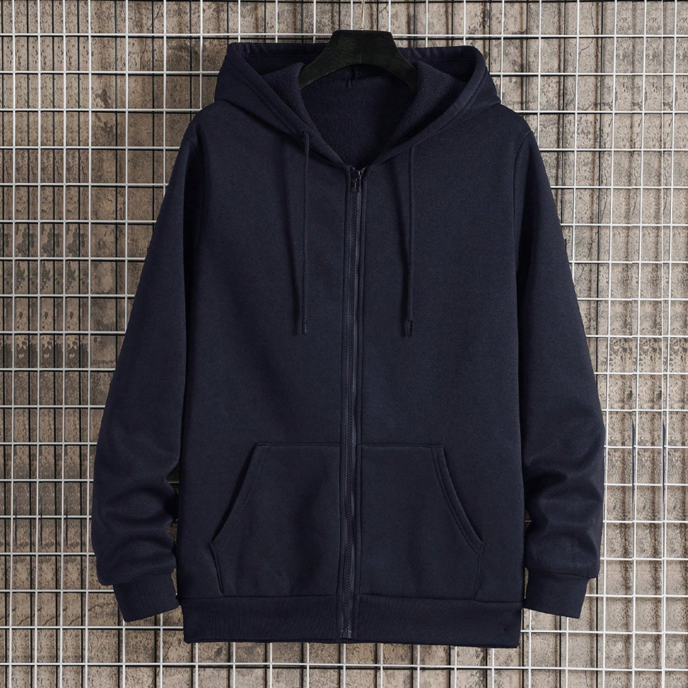 Men Classic Zip-Up Hoodie | Dylan