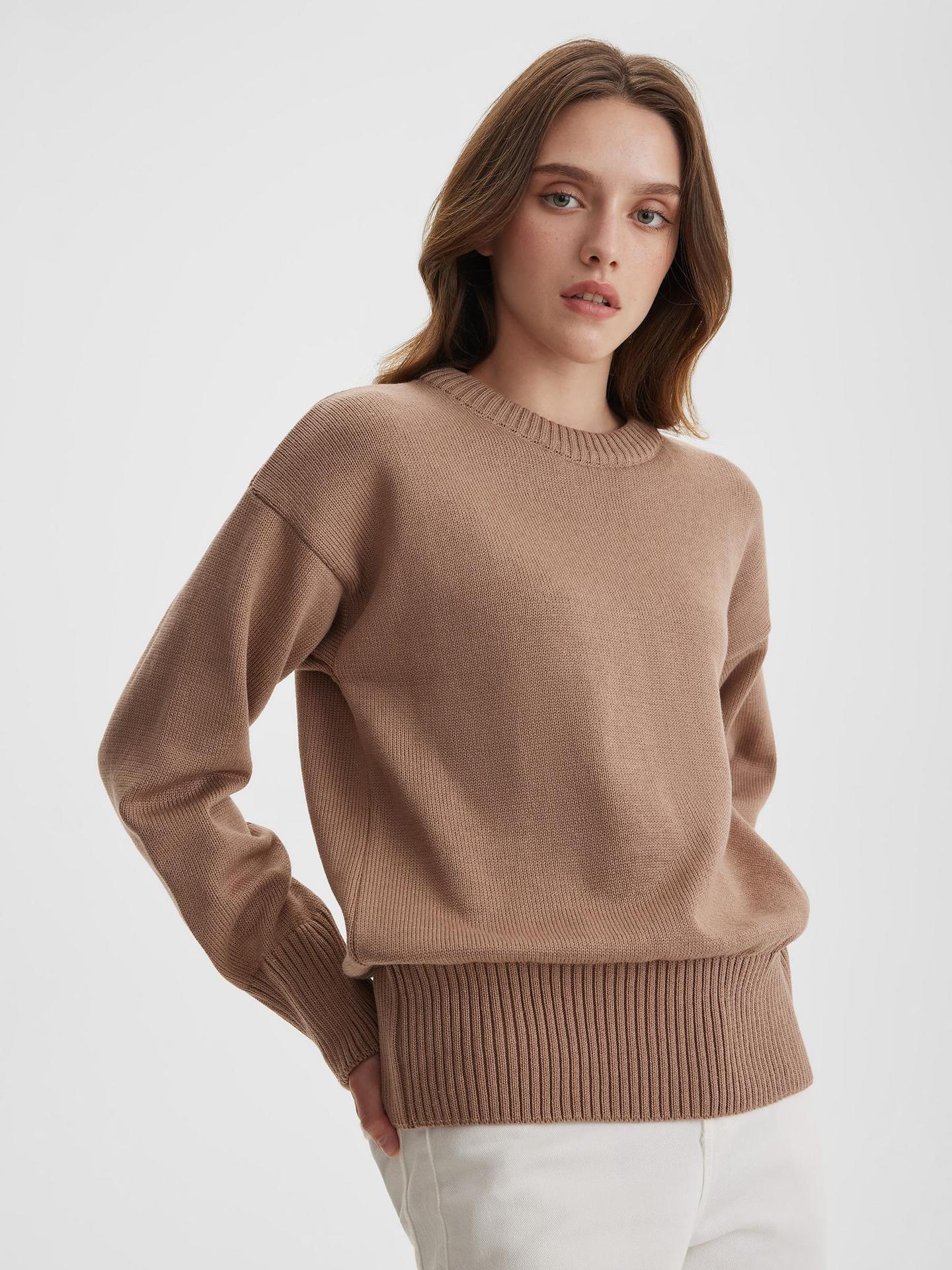 Women Minimalist Knit Sweater | Hanelle