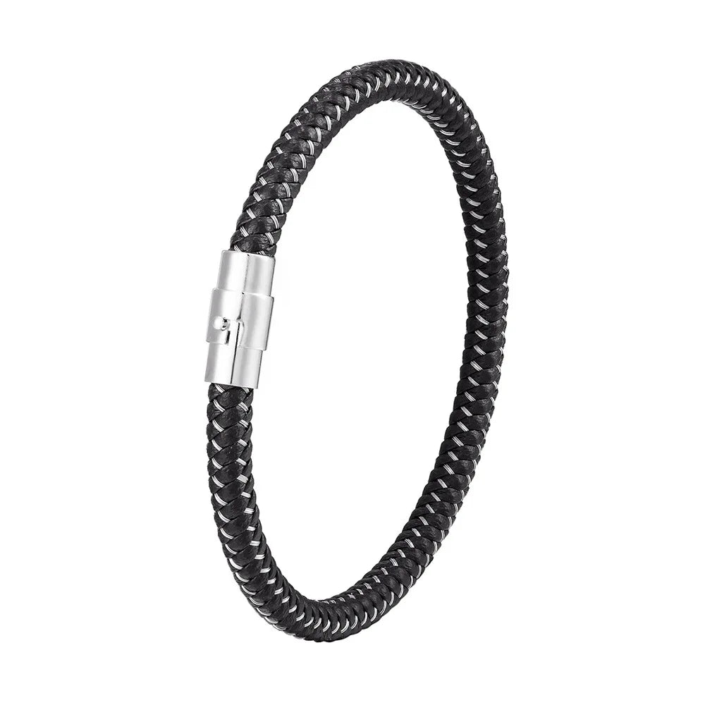 Variant image for Men's Cuff Bracelet Steel Wire Rope | Classic Charm-3