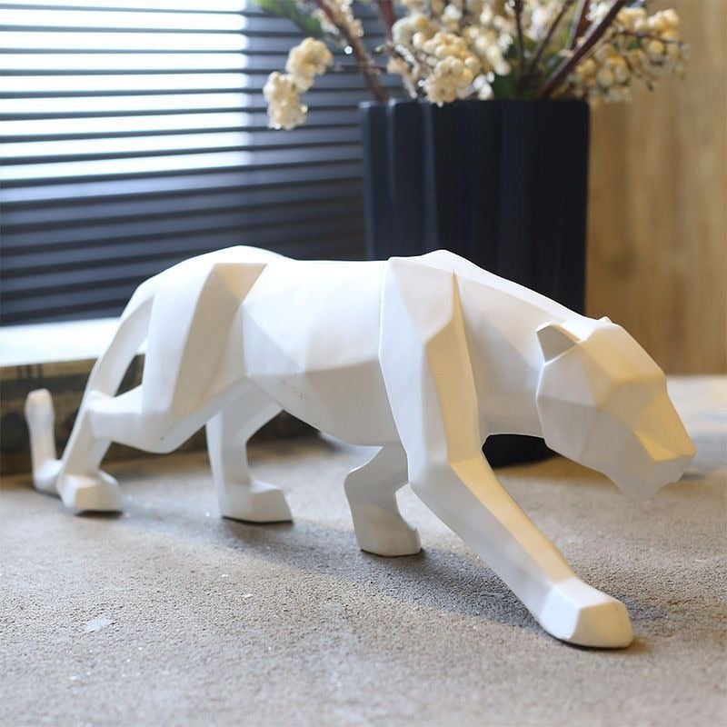Variant image for Elegant Sculpture Black Resin | Panther-3