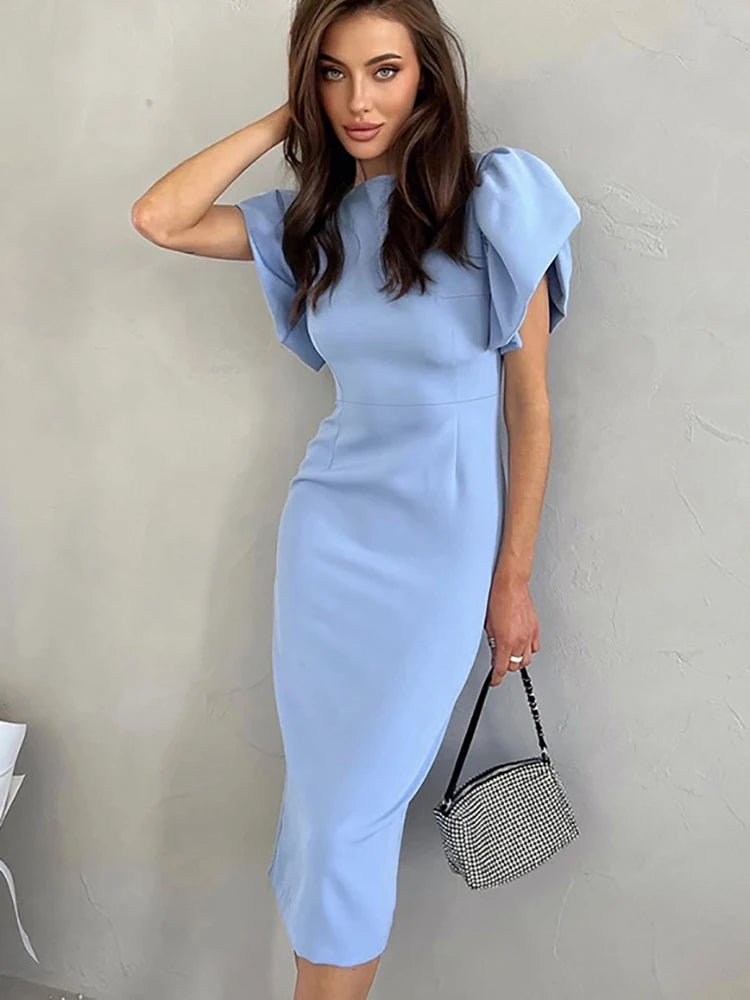 Women Elegant Midi Dress | Jimena