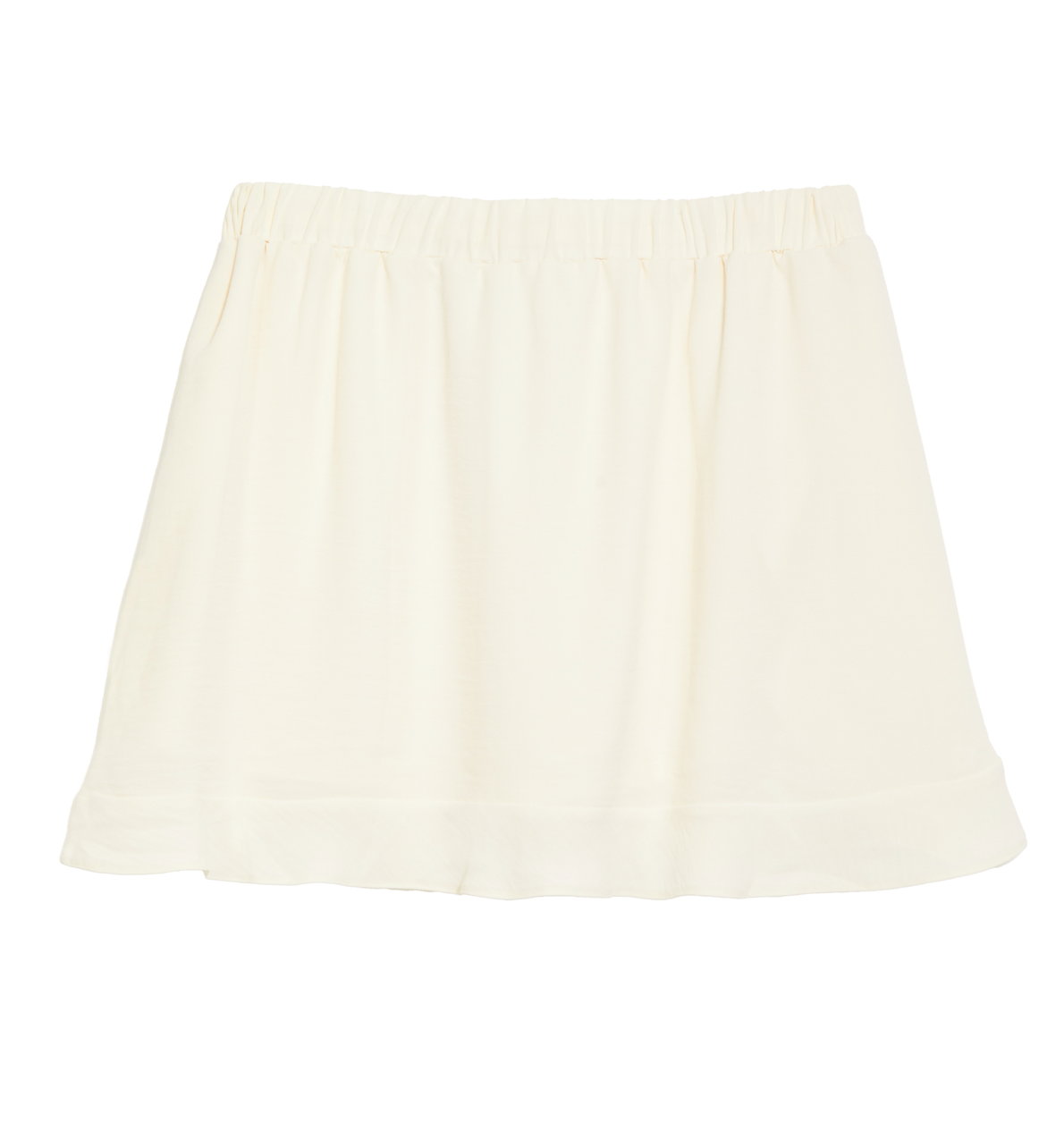 Women Ruffle Hem High-Waisted Shorts | Isabelle
