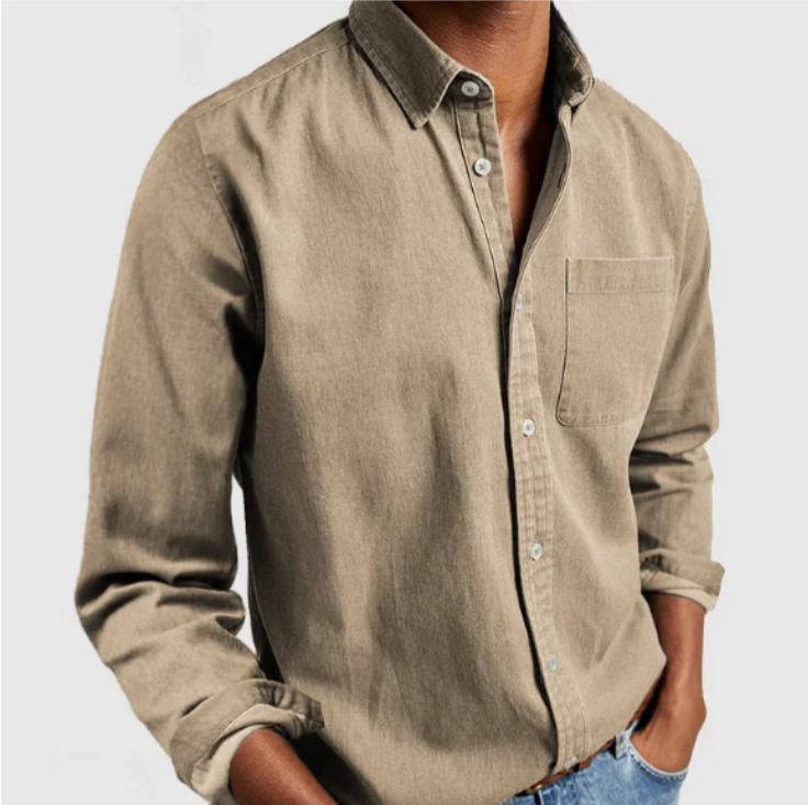 Men's Classic Button-Up Casual Shirt | Mico