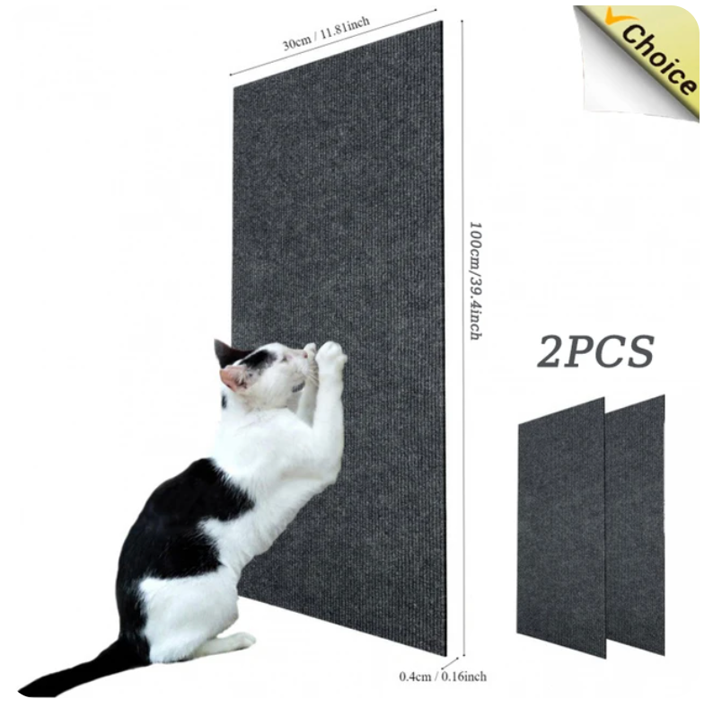 Variant image for Cat Climbing Carpet Self-Adhesive 100x30cm Polyester | WagMatt-4