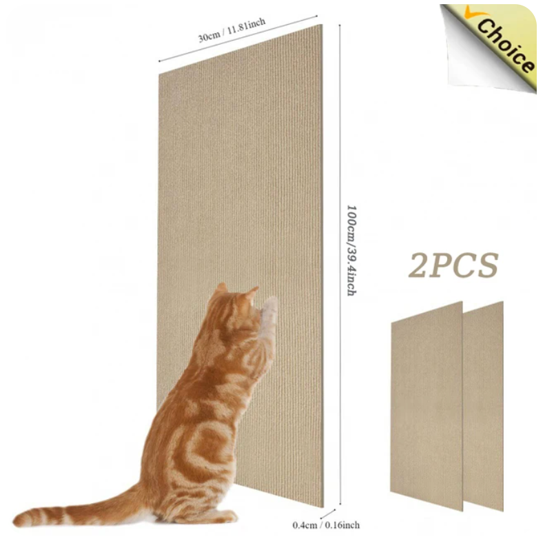 Variant image for Cat Climbing Carpet Self-Adhesive 100x30cm Polyester | WagMatt-10