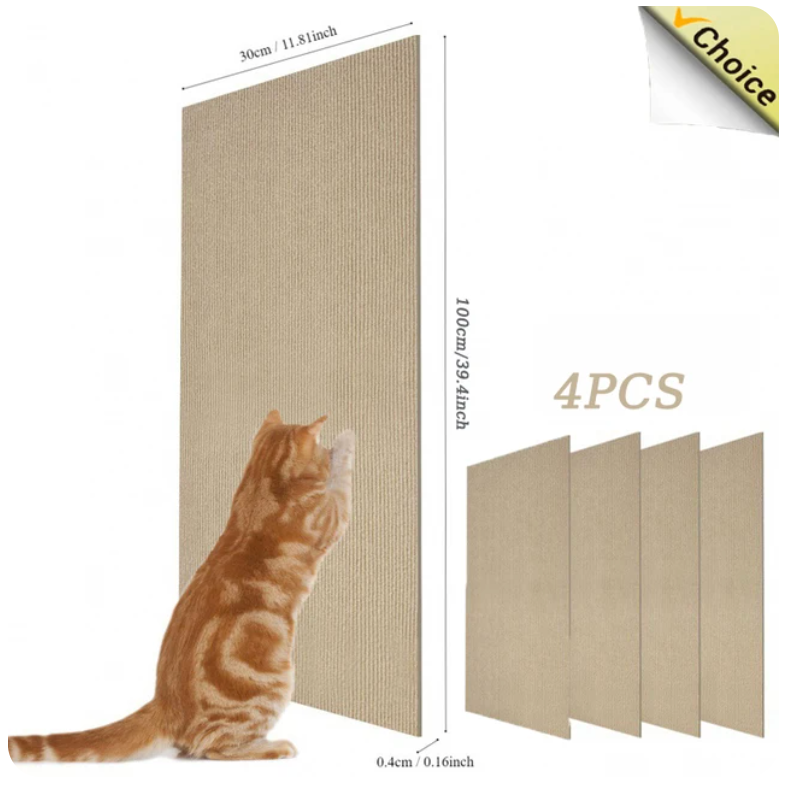 Variant image for Cat Climbing Carpet Self-Adhesive 100x30cm Polyester | WagMatt-12
