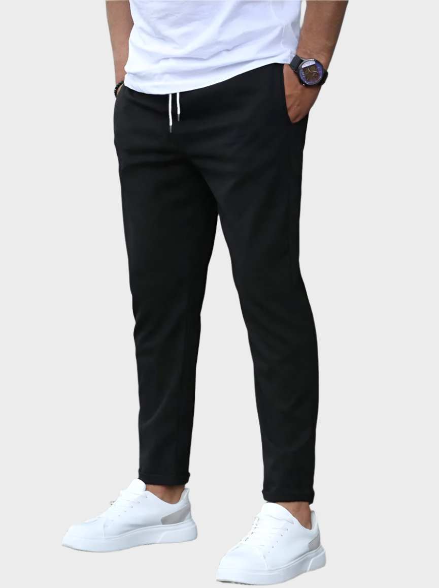 Variant image for Men's Trousers Black Stretch Fabric | Jake-8