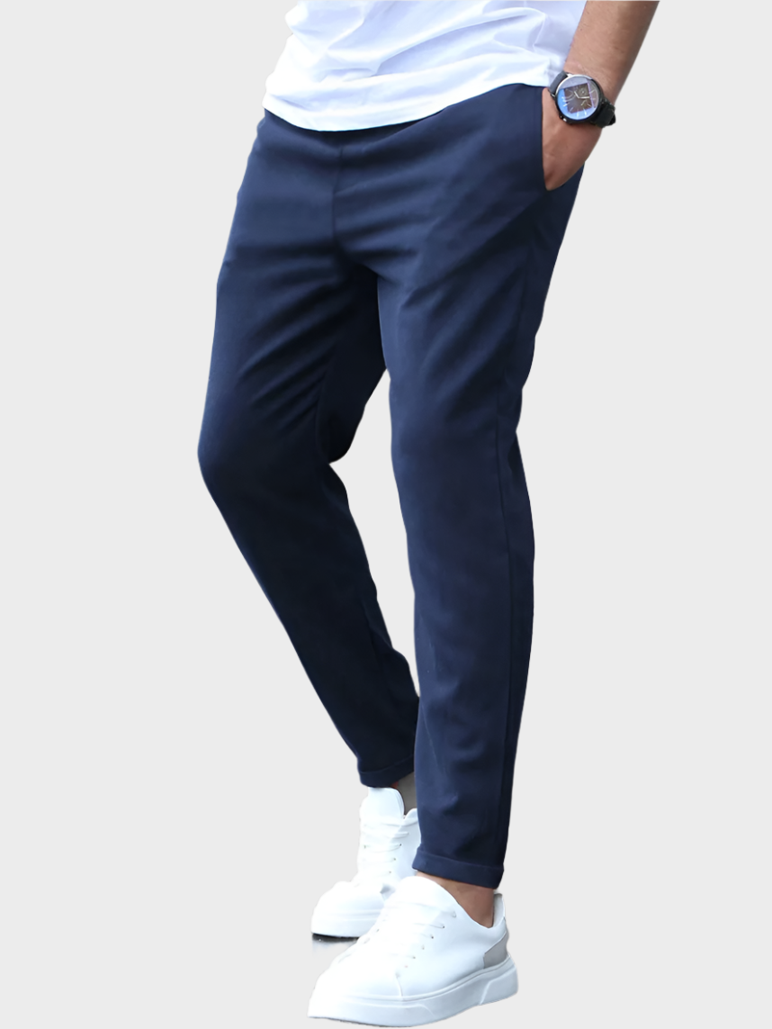 Variant image for Men's Trousers Black Stretch Fabric | Jake-16