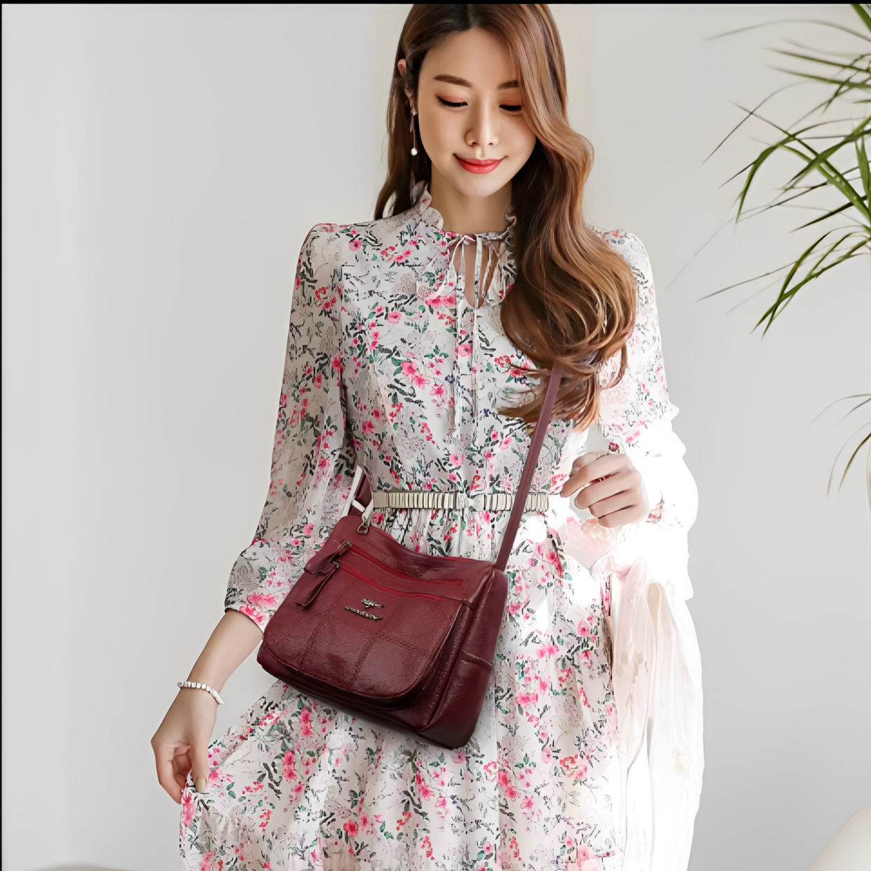 Women Retro Shoulder Bag | Solenn