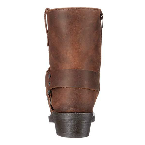 Men's Ankle Boots Brown Leather | Rustic Charm-4