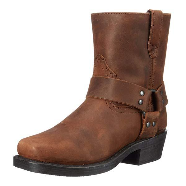 Men's Ankle Boots Brown Leather | Rustic Charm-2