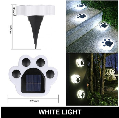 Variant image for Outdoor Solar Lights Paw Print Design Waterproof | WagPaw-4