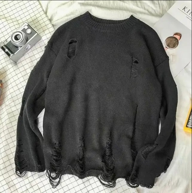 Variant image for Men's Sweater Ripped Knit | Jacob-25