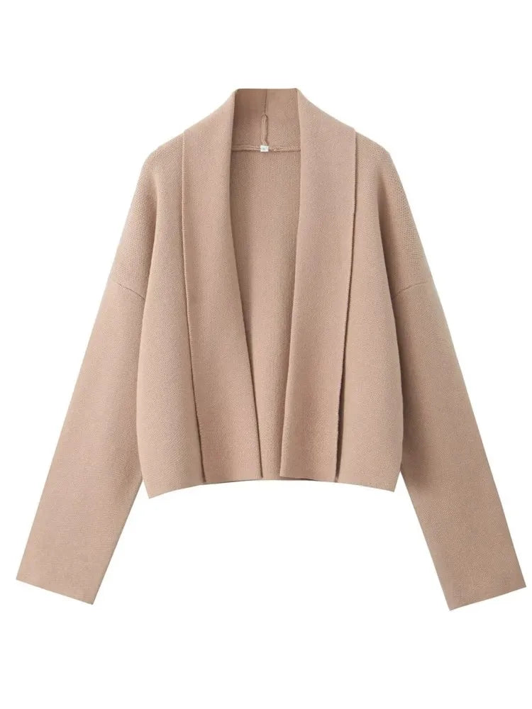 Women Minimalist Open Front Cardigan | Rosalina