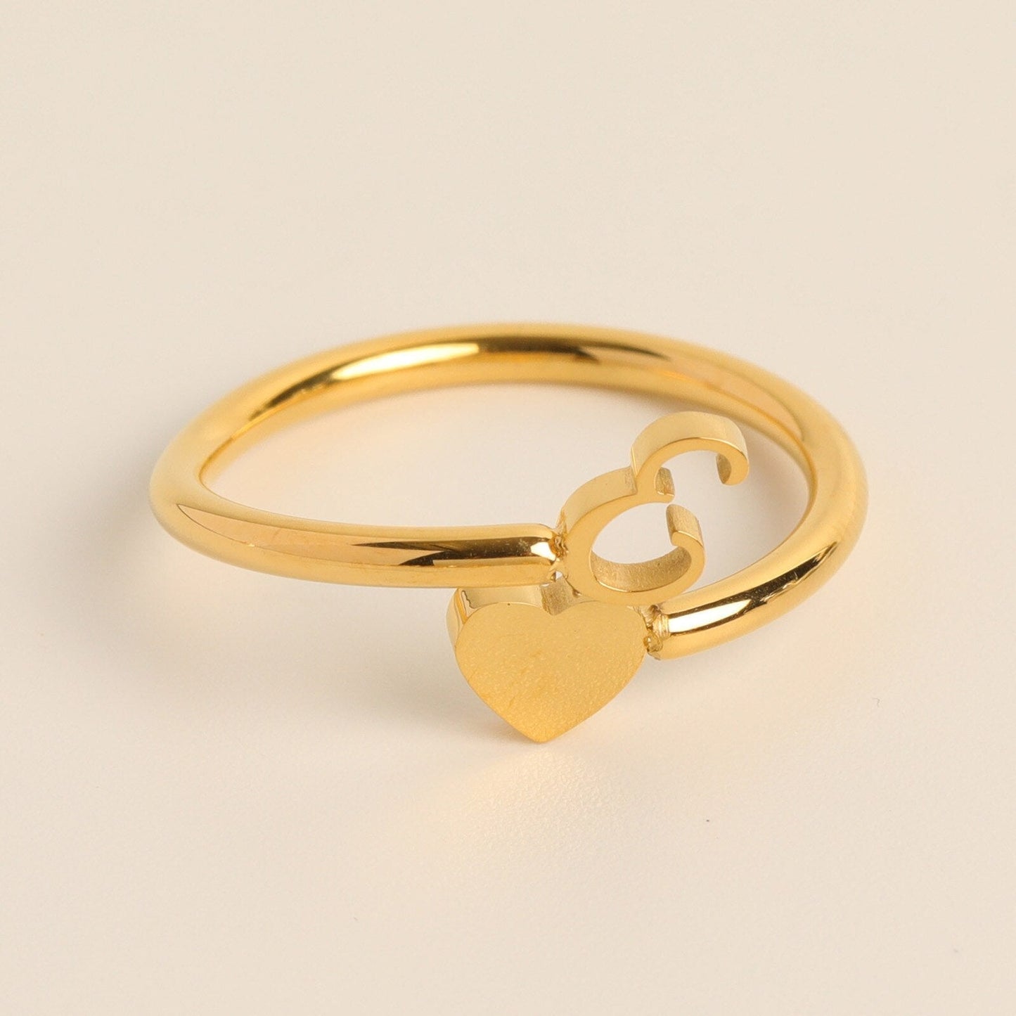 Women Heart Ring Silver | Heartfelt Charm-5