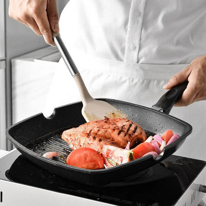 Kitchen Utensil Set 13 Pieces Silicone Stainless Steel | Mary Home 5