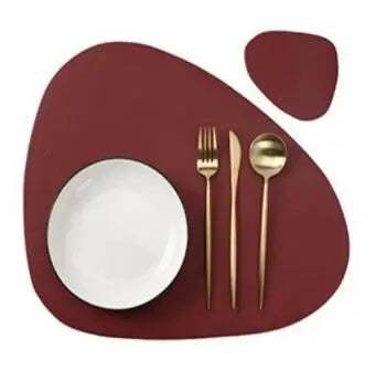 Variant image for Table Mat Set Waterproof PU | Elegant Dining | Modern Design-3