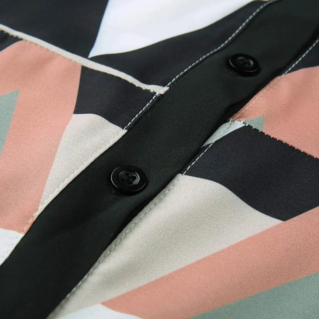 Women Abstract Print Shirt Dress | Aaliyah