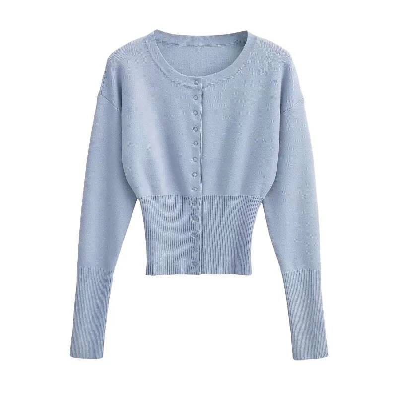 Buttoned Knit Cardigan | Flossie