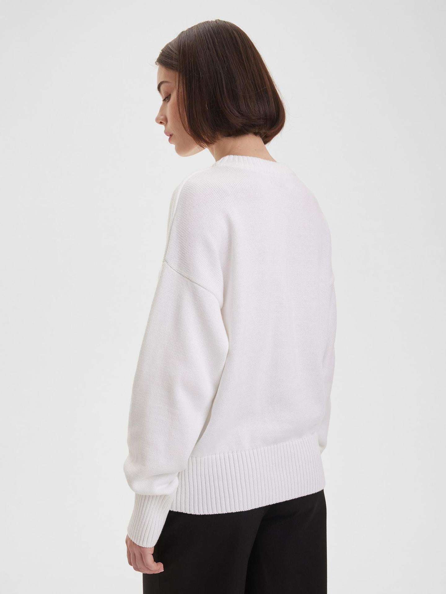 Women Minimalist Knit Sweater | Hanelle