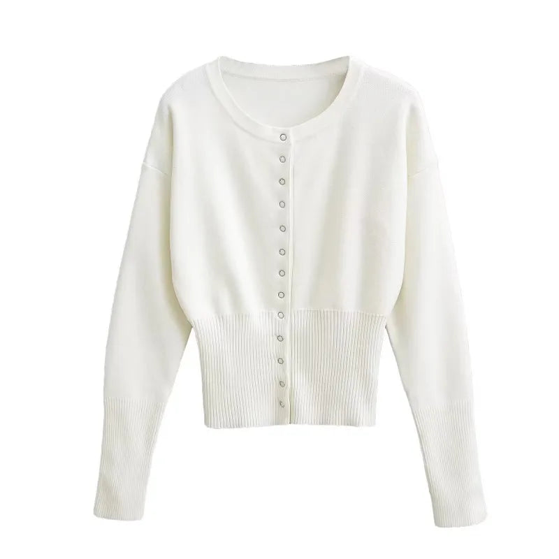 Women Ribbed Button-Up Cardigan | Florida