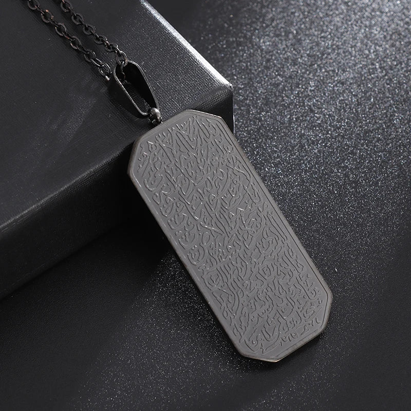 Variant image for Men's Necklace Stainless Steel Pendant | Zulfiqar-9
