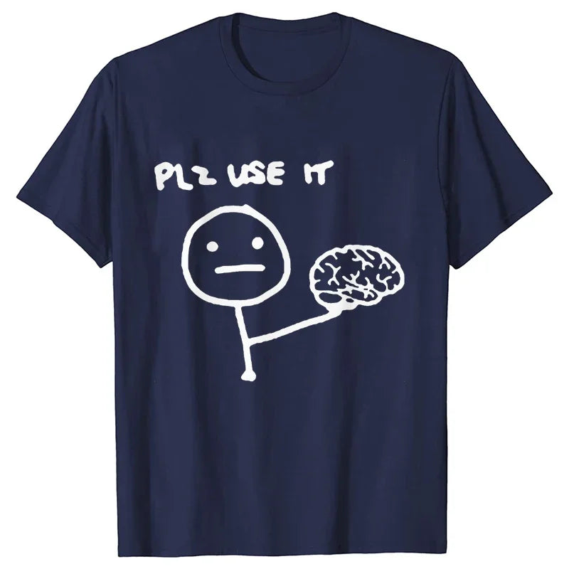 Men's Graphic T-Shirt Black Cotton | Sarcastic Humor-3