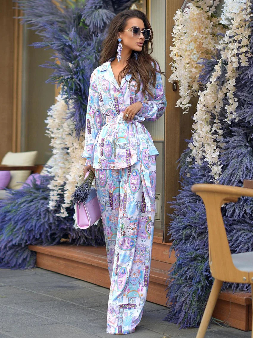 Women Printed Two-Piece Set | Azalea