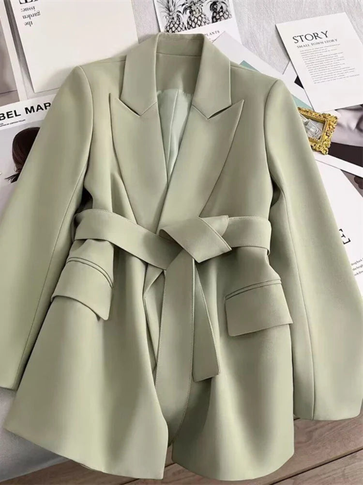 Belted Blazer Jacket | Soleil