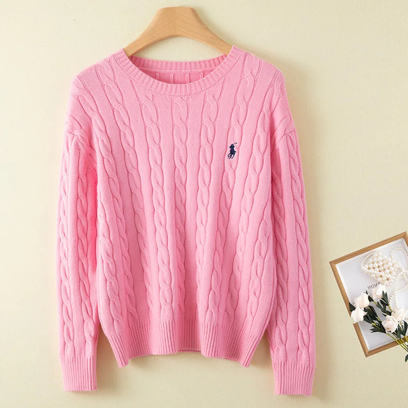 Women Cable Knit Sweater | Goldie
