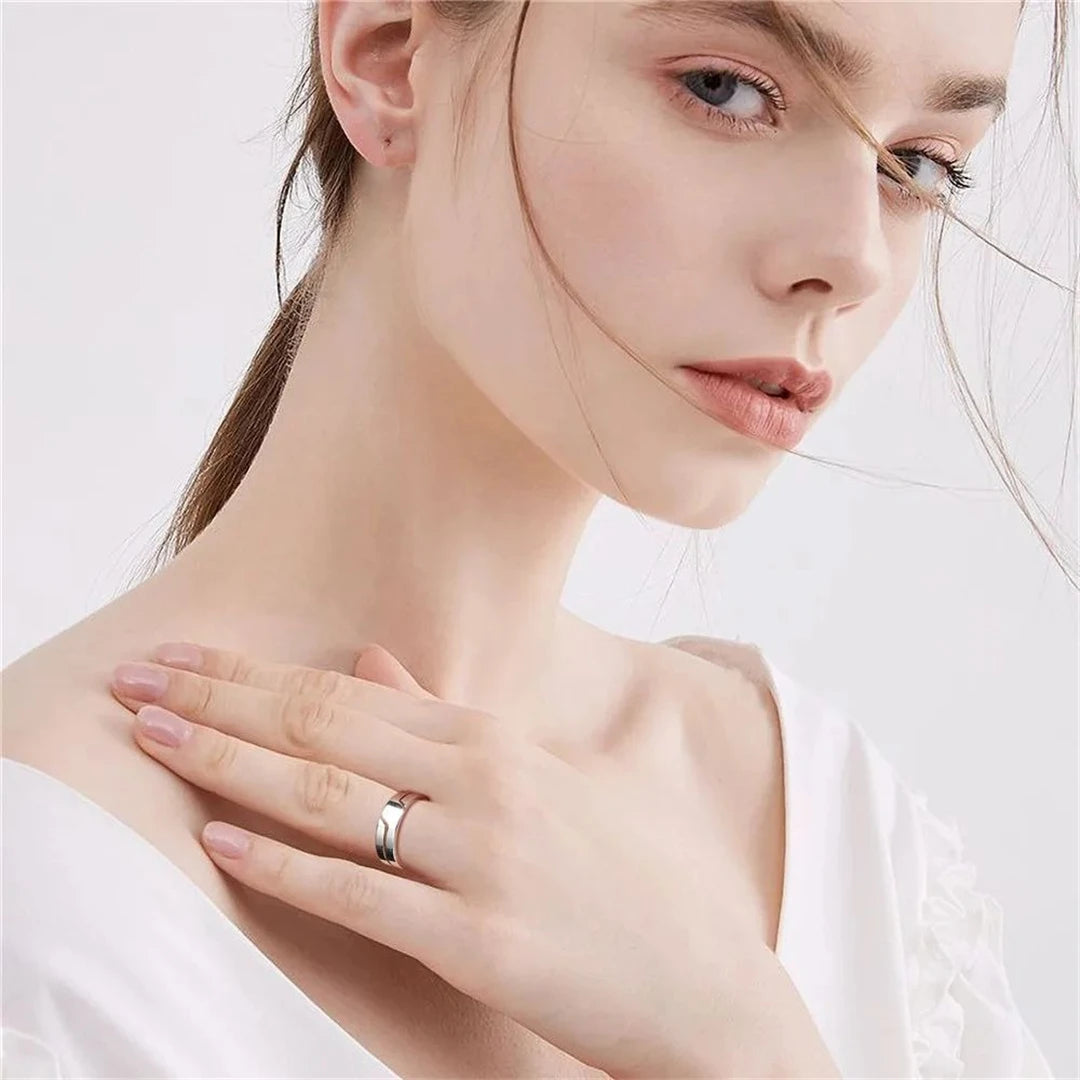 Unisex Split Band Open Ring | Aureel