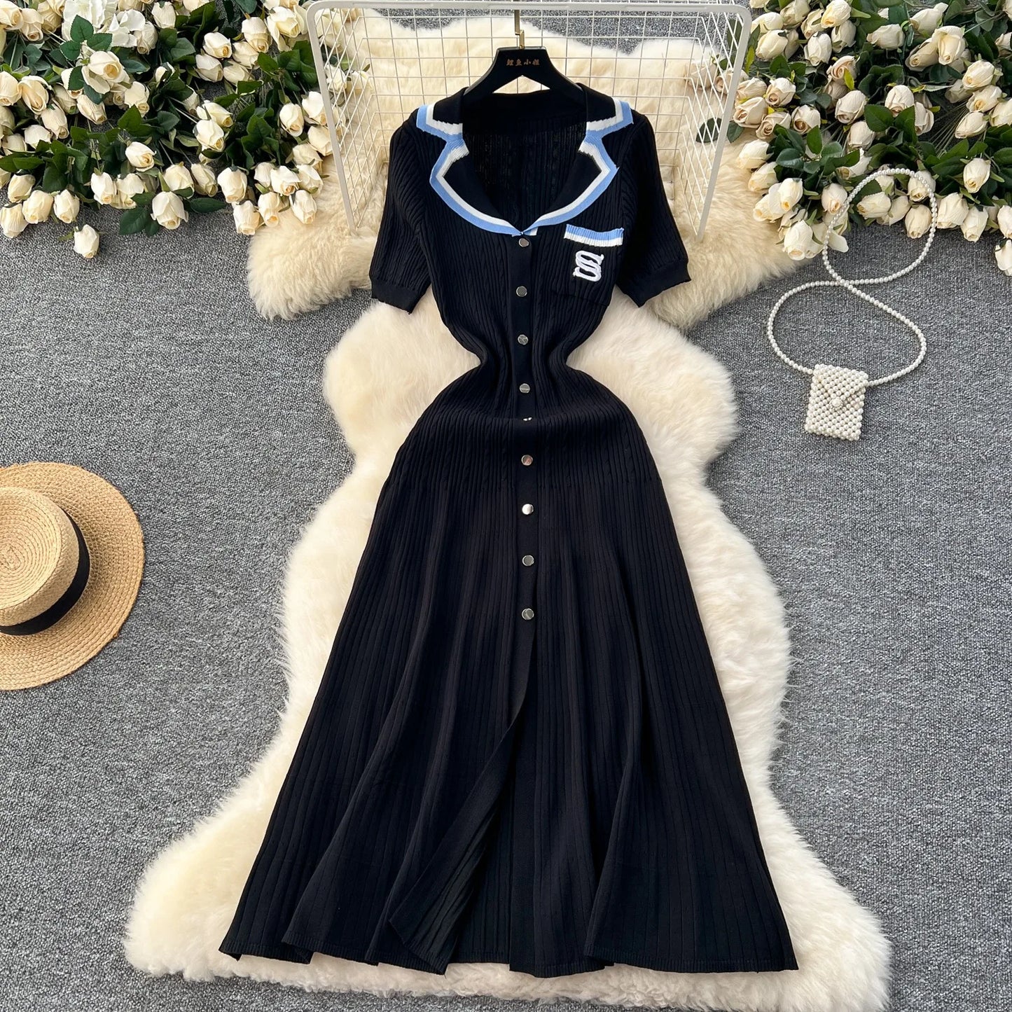 Women Knitted Sweater Dress | Luciana