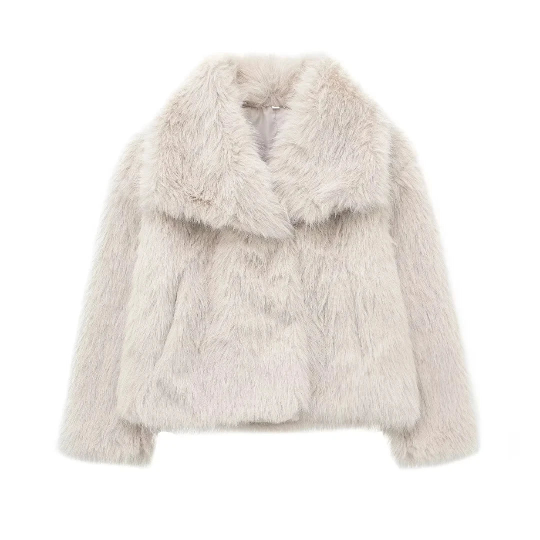 Women Luxury Faux Fur Jacket | Avienne