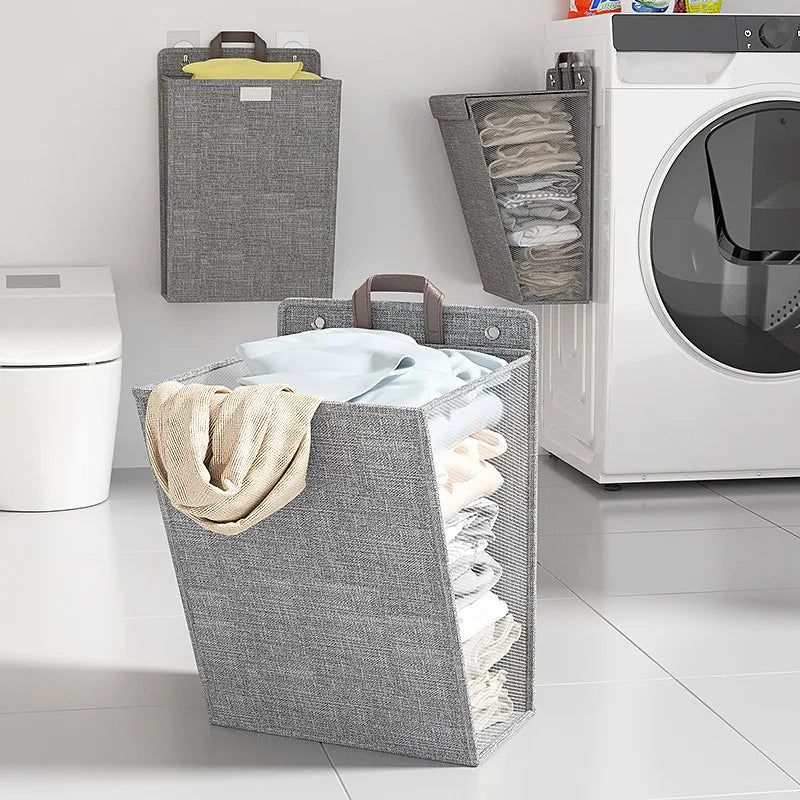 Collapsible Laundry Basket Waterproof PVC | Home Organizer 5
