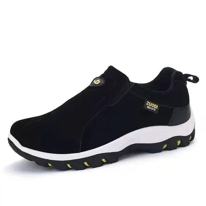 Men's Walking Shoe Black Ergonomic | Freedom-3