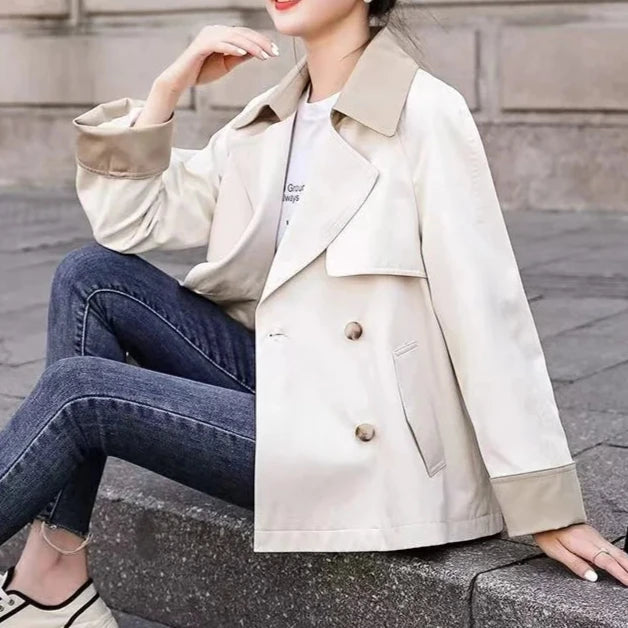 Women Double-Breasted Trench Coat | Alice