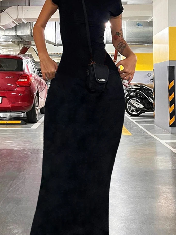 Women Backless Maxi Dress | Bessie