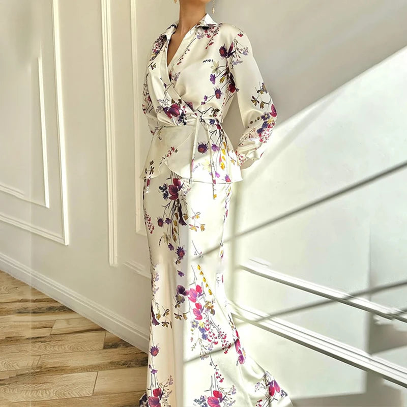 Floral Wrap Maxi Dress | Daphne